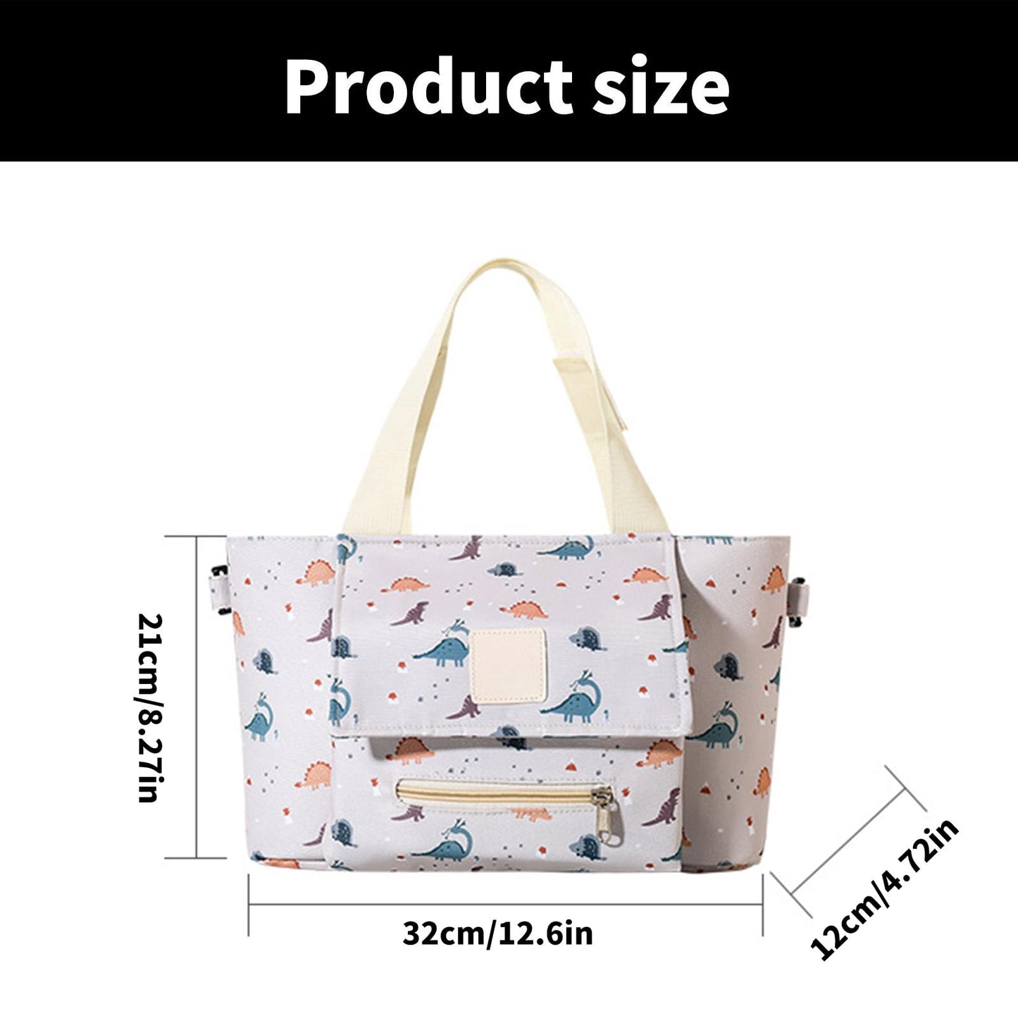 Bolso cambiador Qcbuegof de tela Oxford